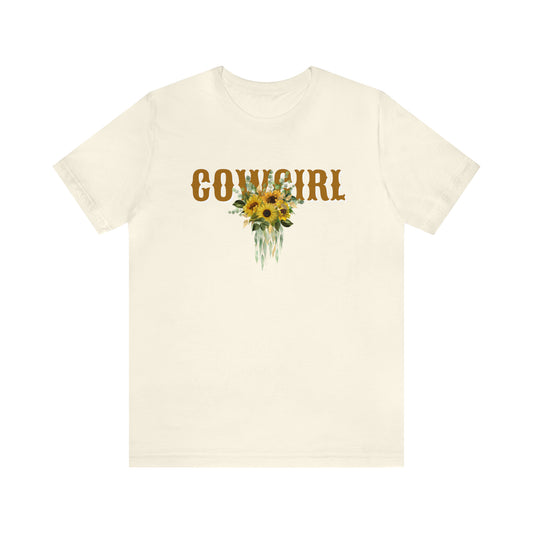COWGIRL - CREAM TEE