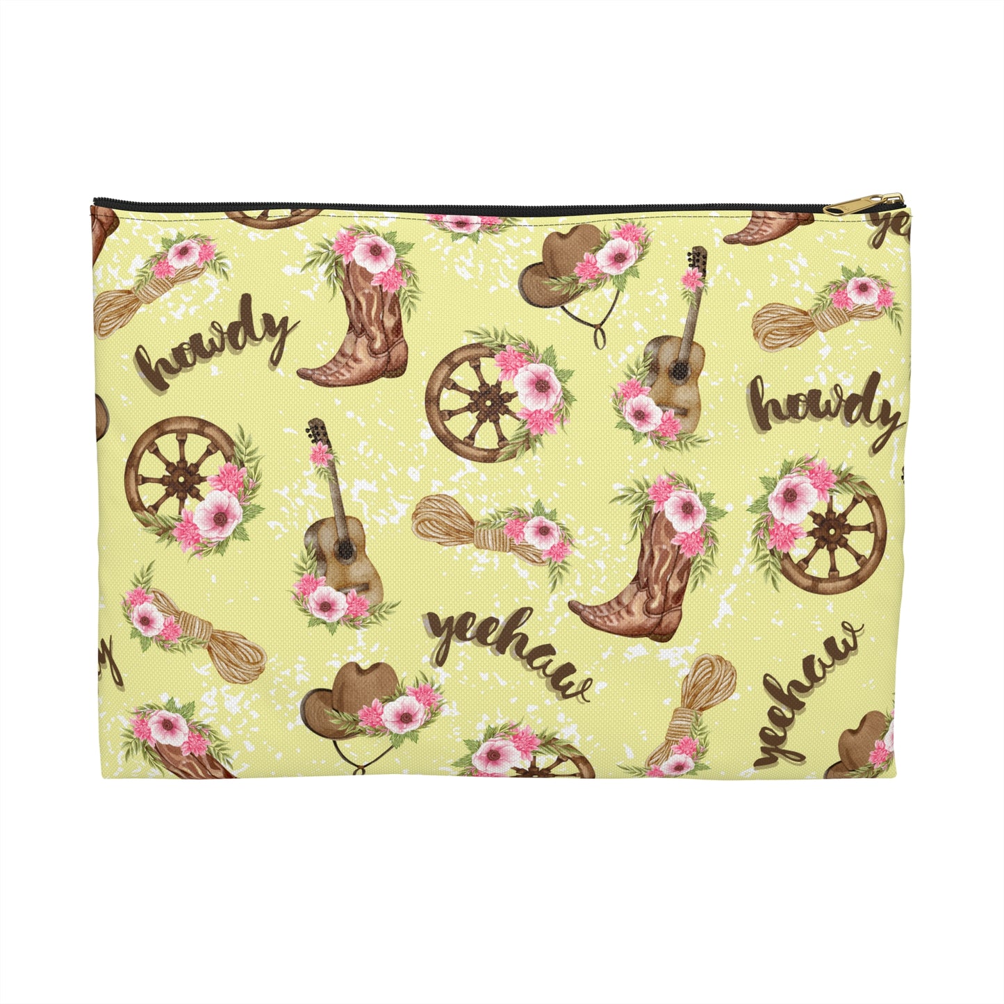CHEERFUL COWGIRL - TRAVEL POUCH