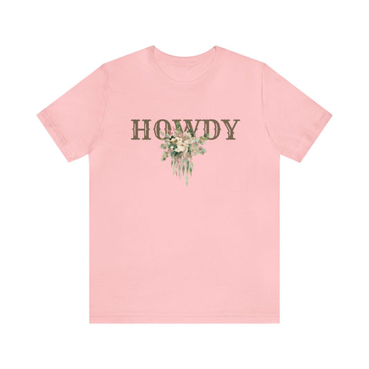 HOWDY - PINK TEE