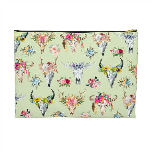 BULL SKULLS - TRAVEL POUCH