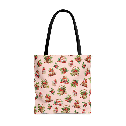 SUMMERTIME STRAWBERRY - TOTE BAG