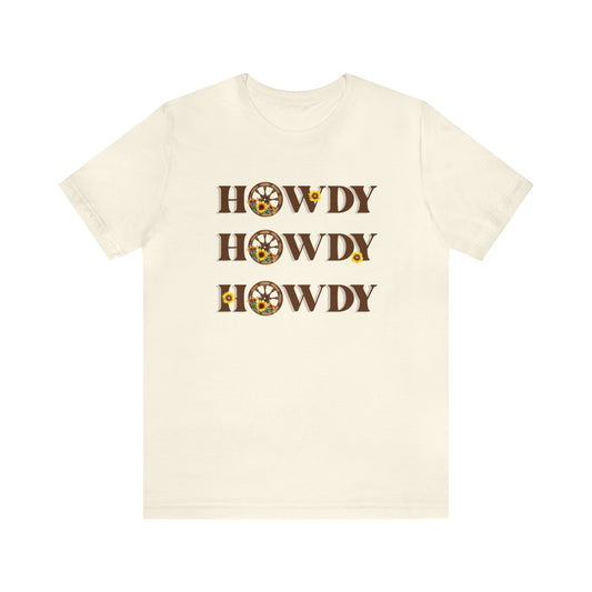 TRIPLE HOWDY - CREAM TEE