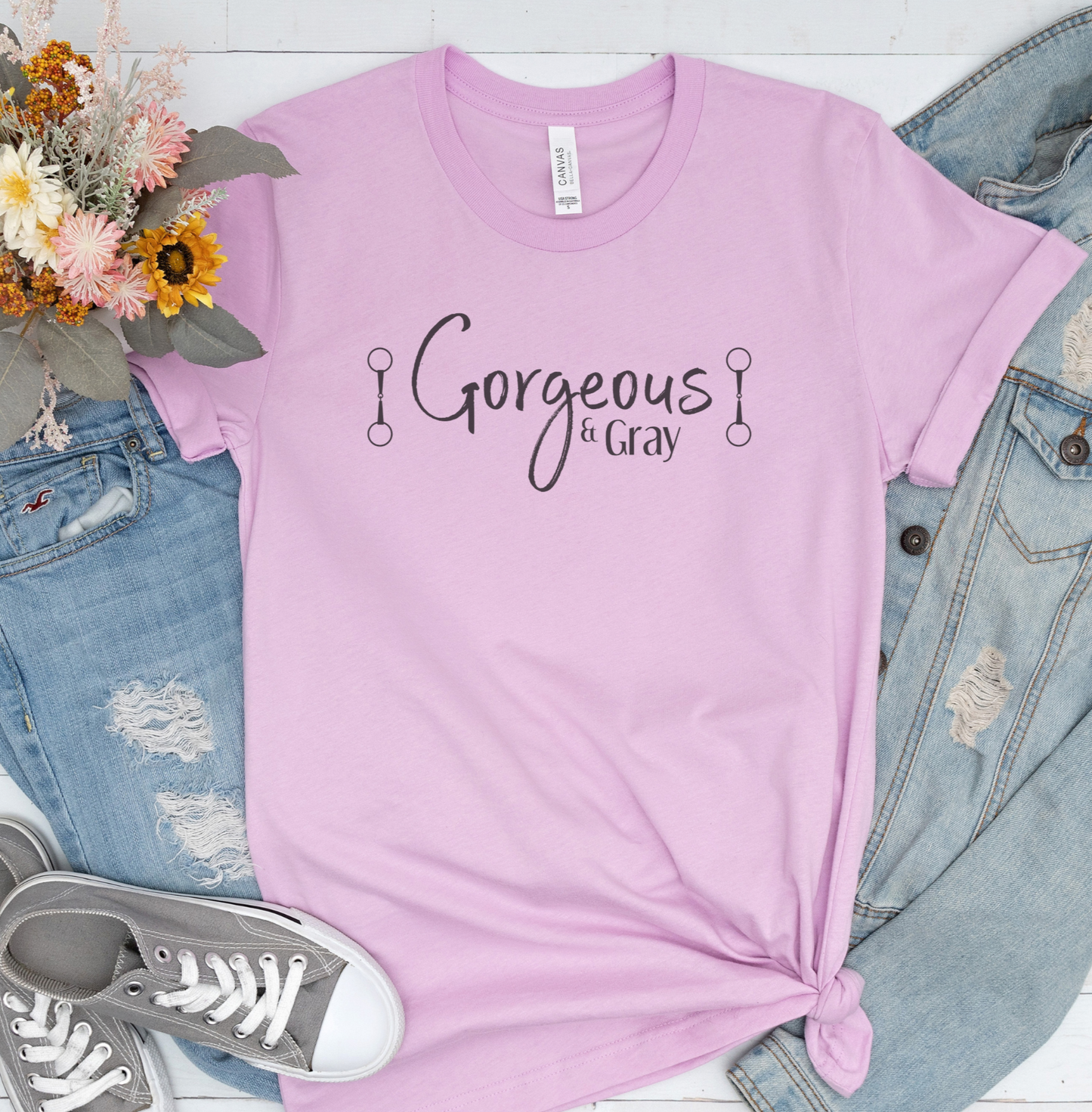 GORGEOUS & GRAY - LILAC TEE