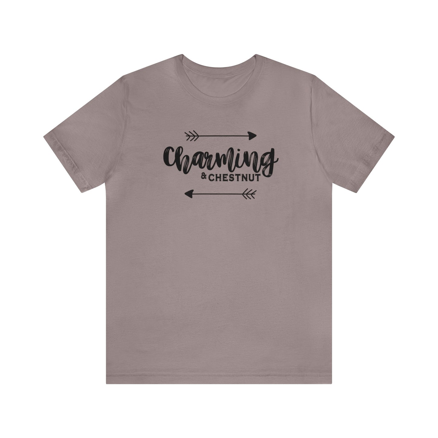 CHARMING & CHESTNUT - PEBBLE BROWN TEE