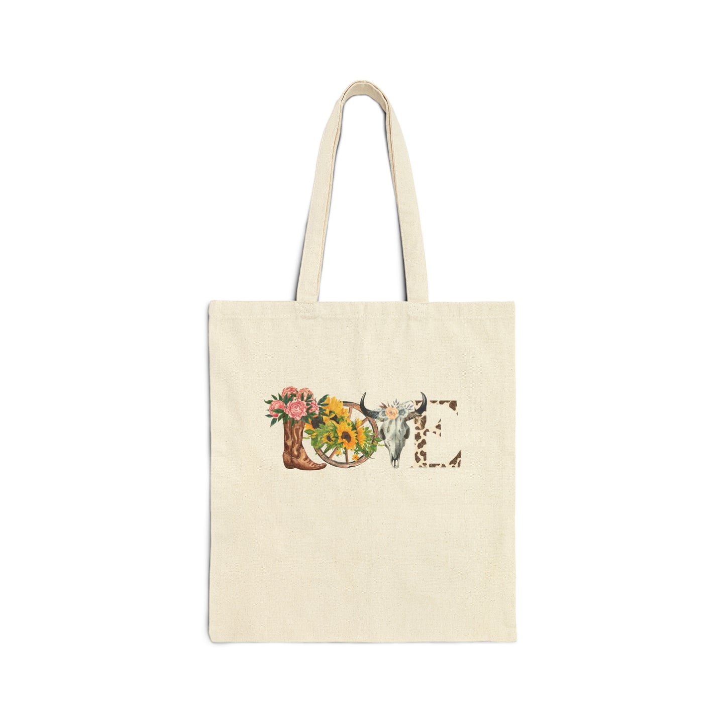 WESTERN LOVE - COTTON TOTE BAG