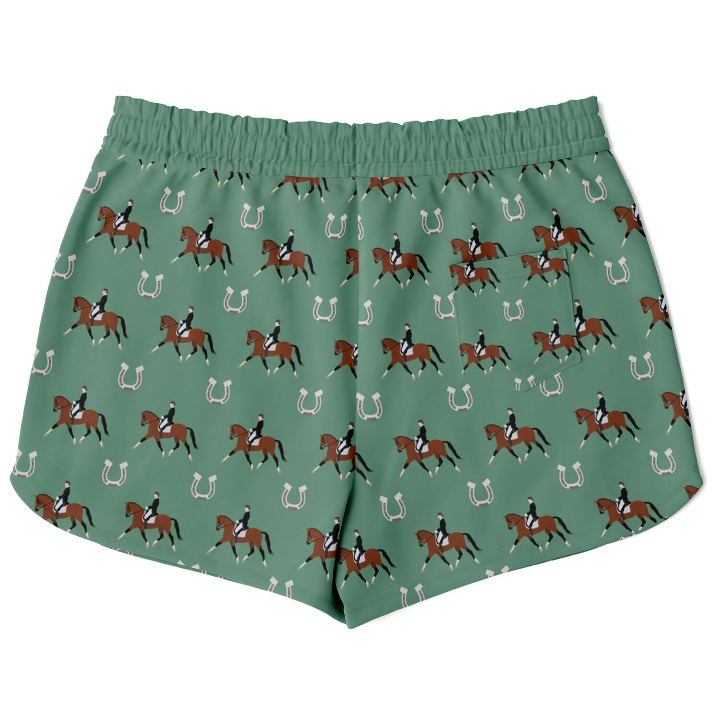 DAINTY DRESSAGE - GREEN LOUNGE SHORTS