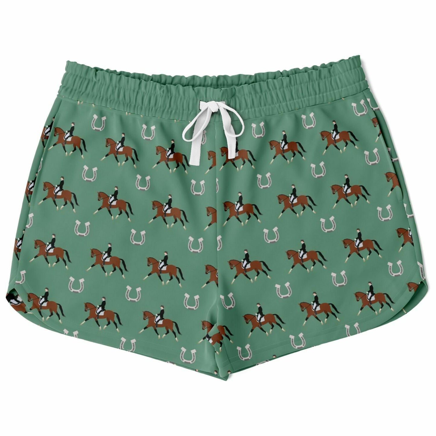 DAINTY DRESSAGE - GREEN LOUNGE SHORTS