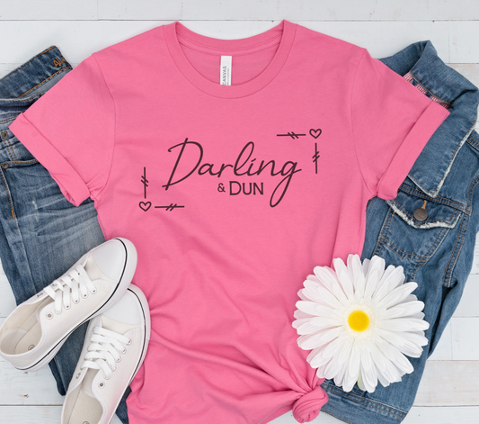 DARLING & DUN - CHERRY PINK TEE